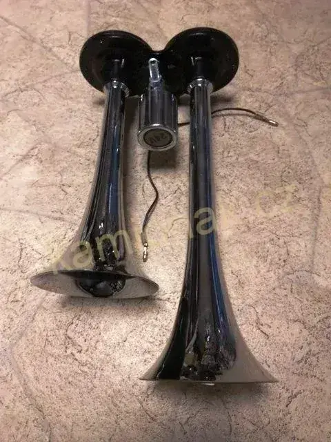 Fanfára vzduchová 2 trubky 24V - 24/30cm 