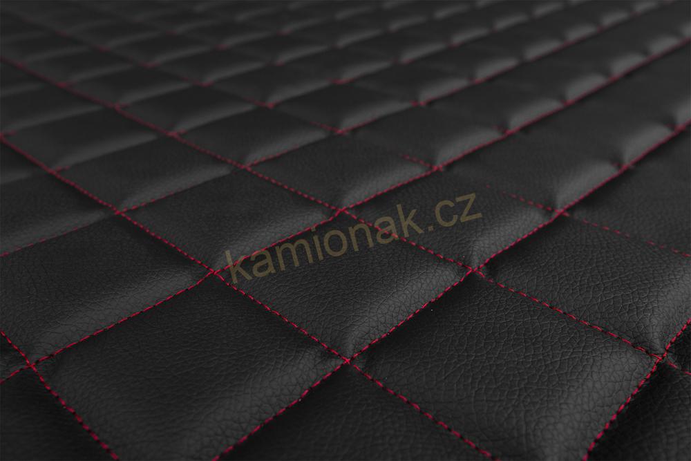 Potah palubní desky DAF 106XF - černo/červený