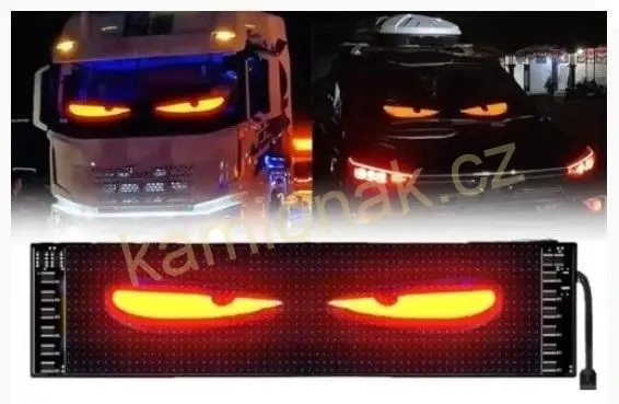 LED OČI do kamionu 90x19cm - USB/C