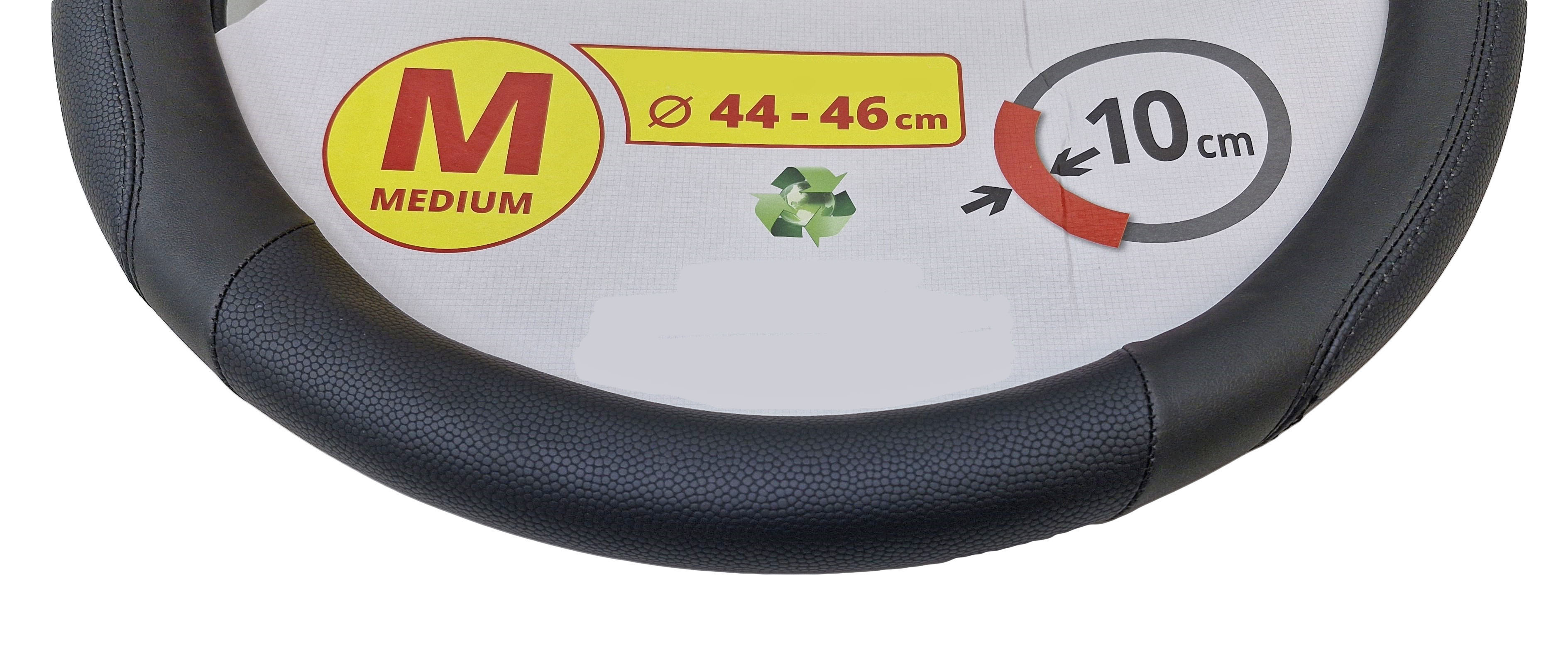 Potah volantu 44-46 cm - ČERNÝ