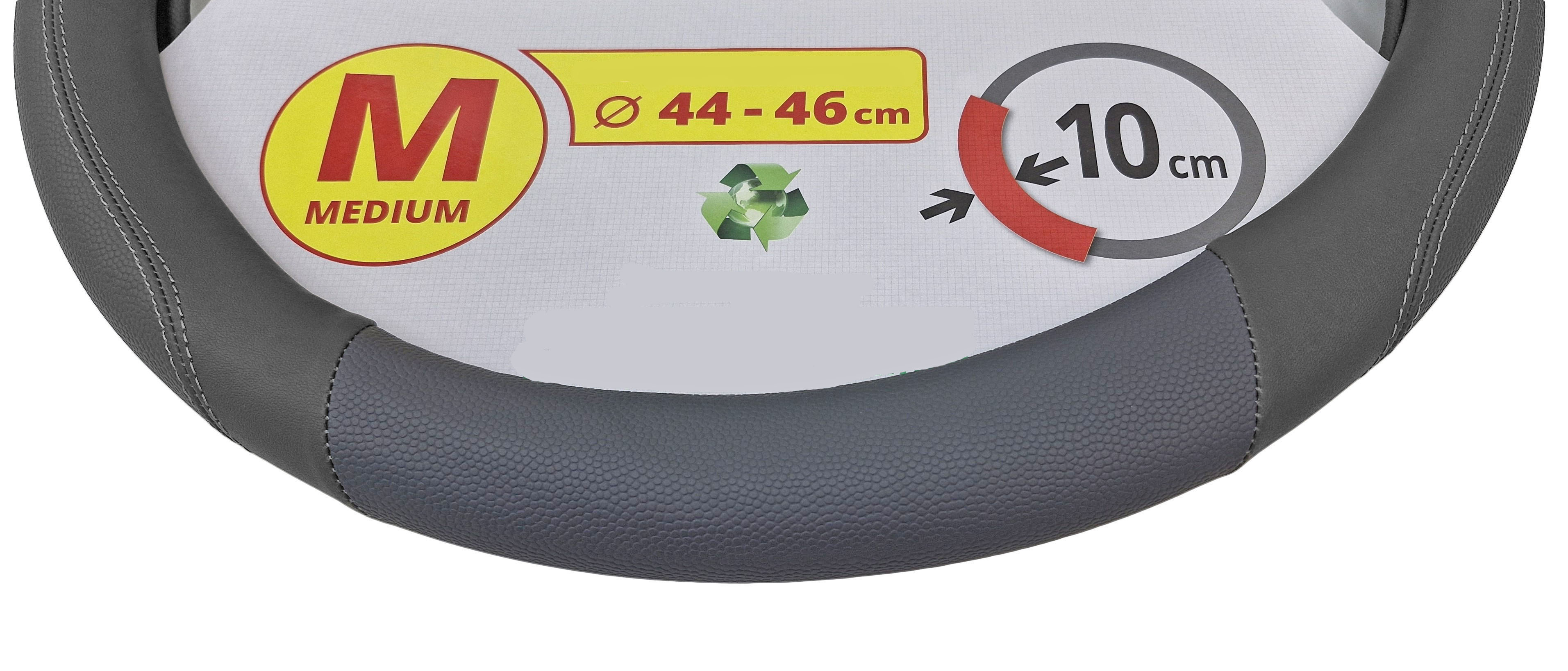 Potah volantu 44-46 cm - ŠEDÝ