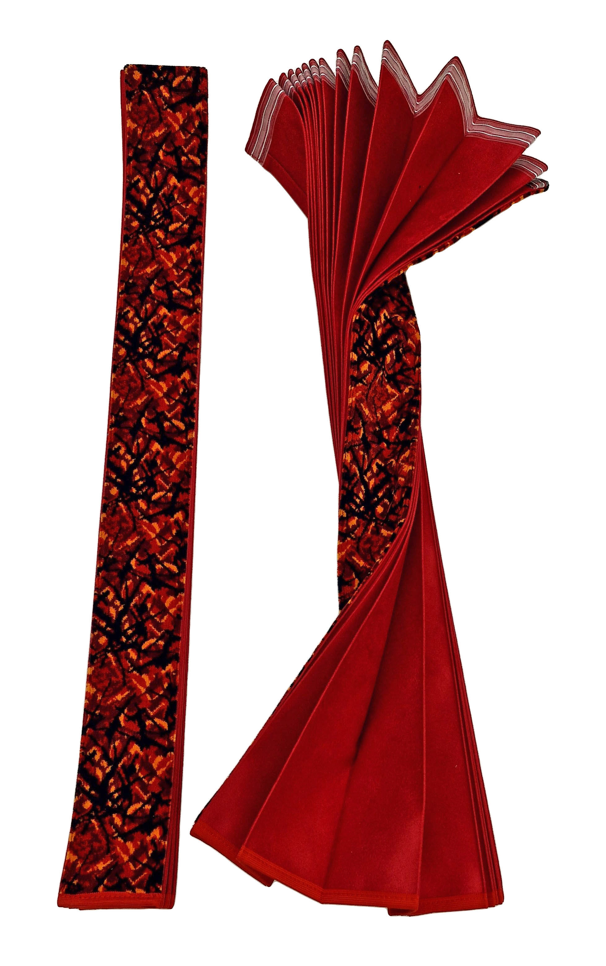 Závěsy ČERVENÉ-ČERVENÁ ORIGINÁL DÁNSKÁ PLYŠ