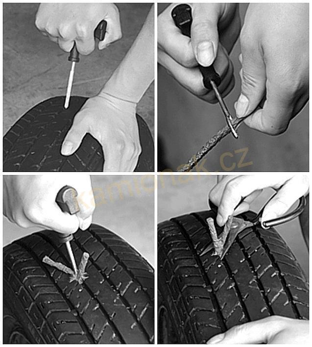 Sada na opravu defektu pneumatiky 
