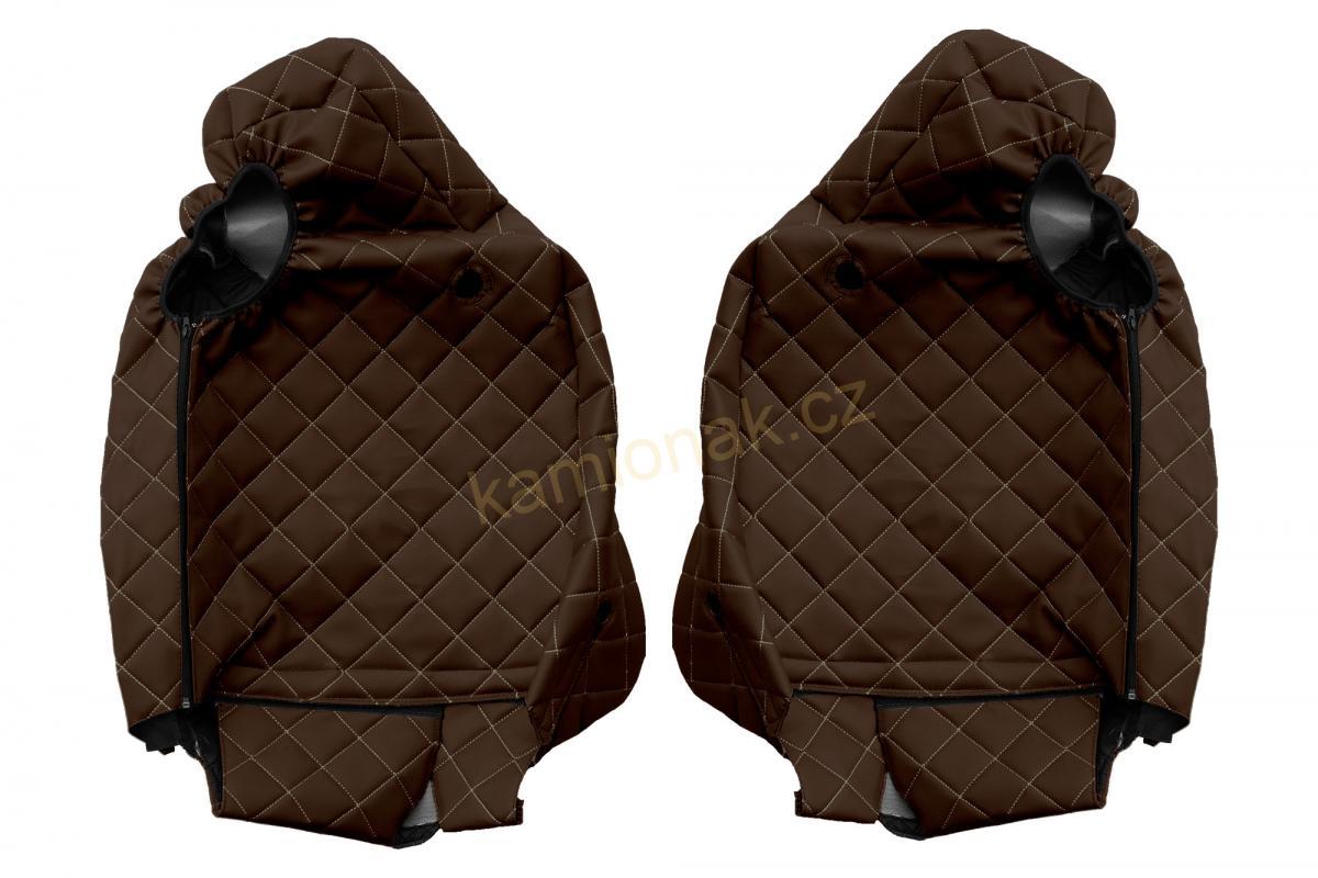 Potahy sedadel MAN TGX, TGM, TGS, TGL od 2021 - 2pásy