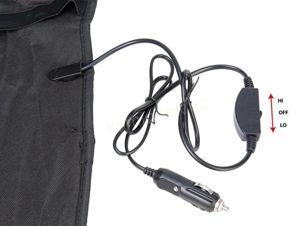 Potah na sedadla vyhřívaný 12V / 35W
