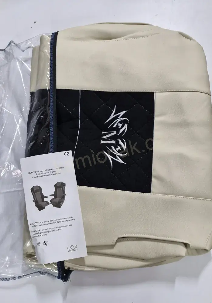 Autopotahy sedadel kožené MERCEDES č.122