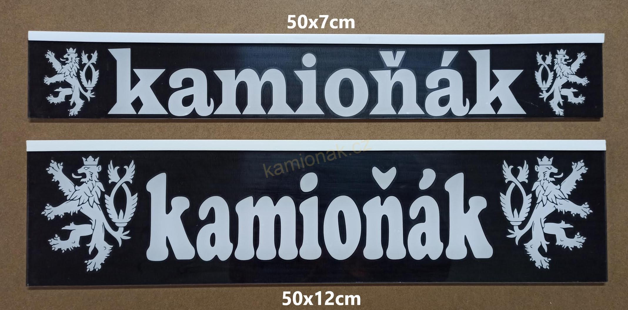 Jmenovka plastová 50x12cm LED 24V - vlastní název