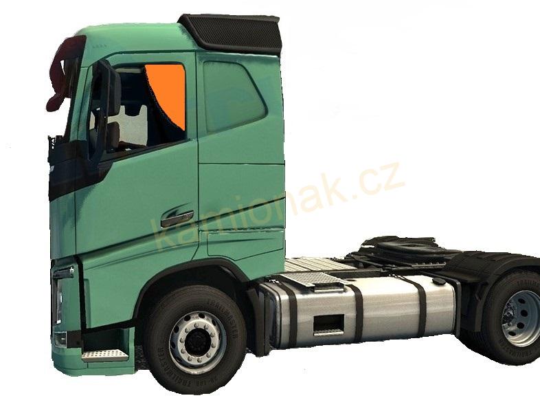 Záclonky boční - ČERNÉ/ŽLUTÉ ŠŇŮRKY