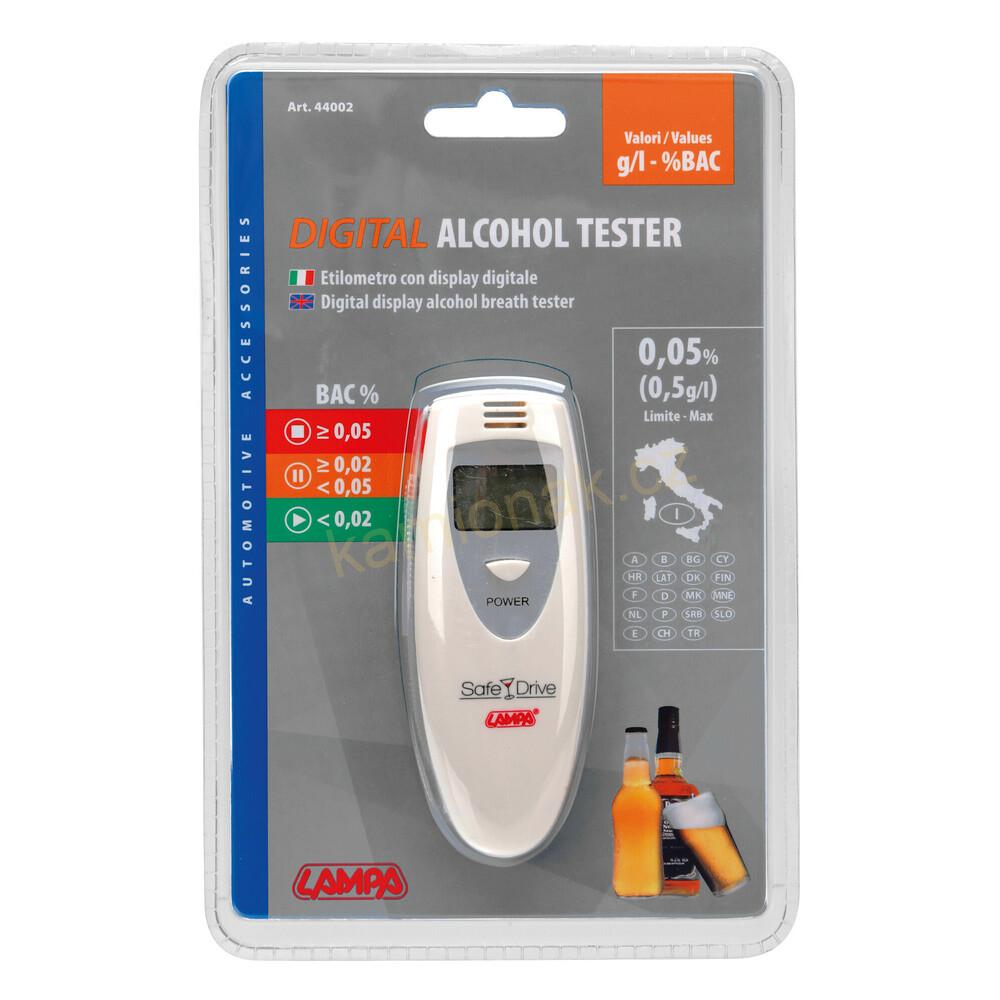 Digitální alkohol tester s displejem
