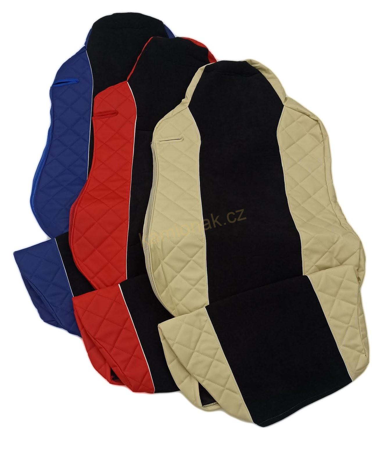 Autopotahy sedadel kožené IVECO HI-WAY - béžové