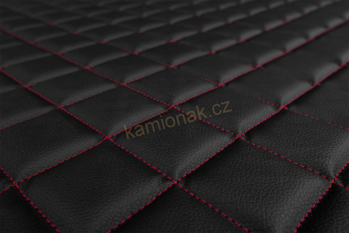 Potahy sedadel kožené VOLVO od 2020 - ČERNO/ČERVENÉ