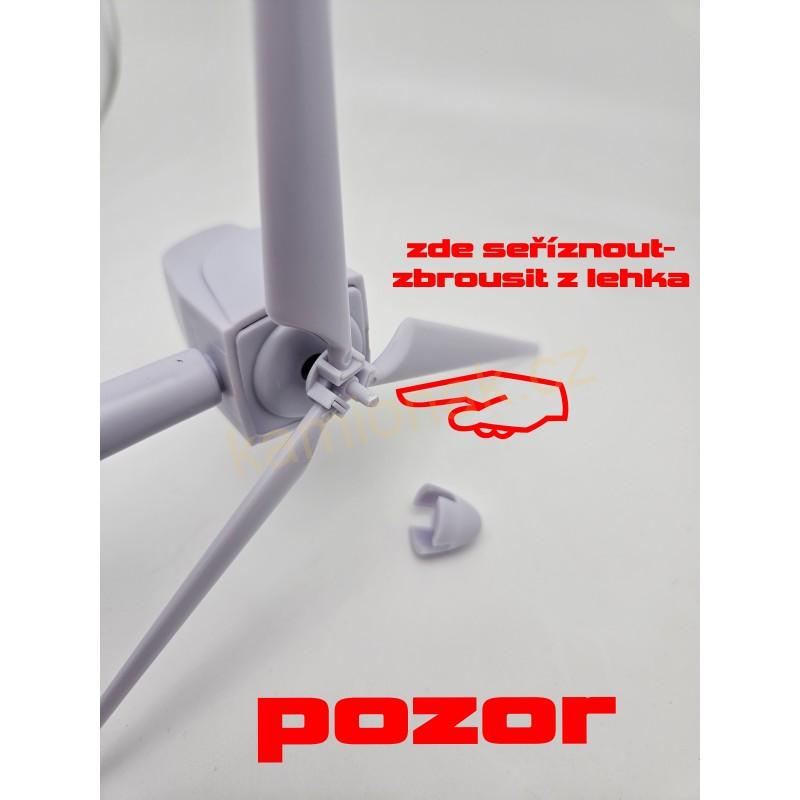 Solární větrná elektrárna malá - 28cm