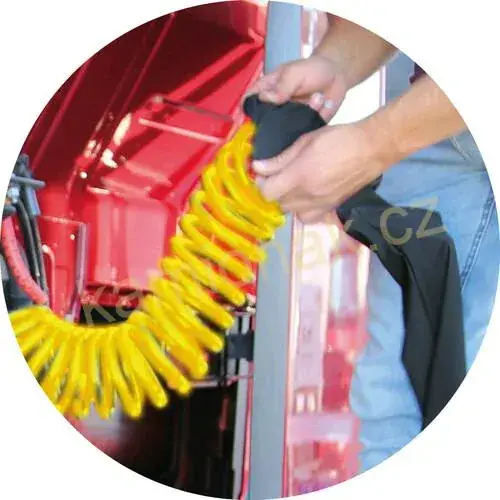 Návlek na spirálové kabely a hadice - ŽLUTÝ