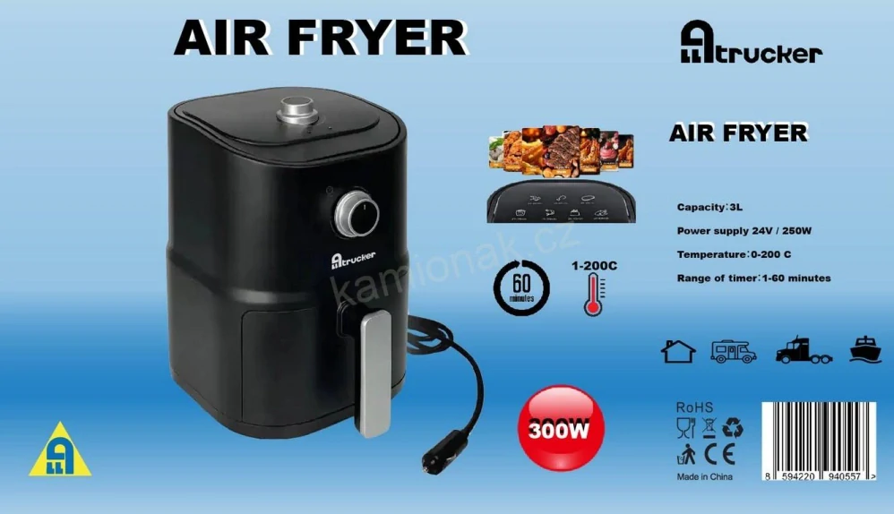 Fritéza horkovzdušná - 3l /24V