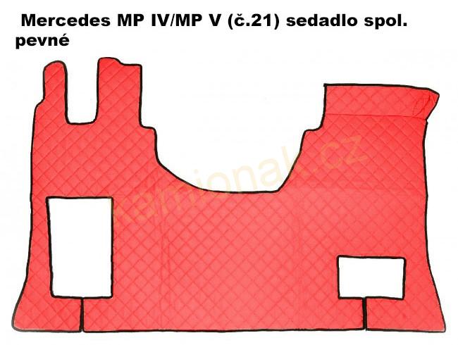 KONFIGURÁTOR koberce (č.21) - Mercedes MP IV/MP V - sedadla RŮZNÁ