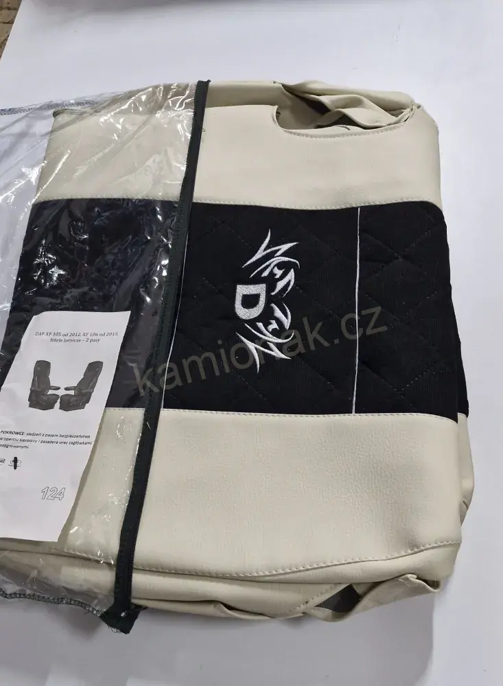 Autopotahy sedadel kožené pro DAF 105XF, 106XF č.124