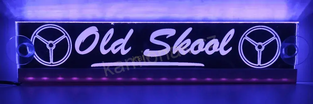 Cedulka LED/RGB - OLD SKOOL
