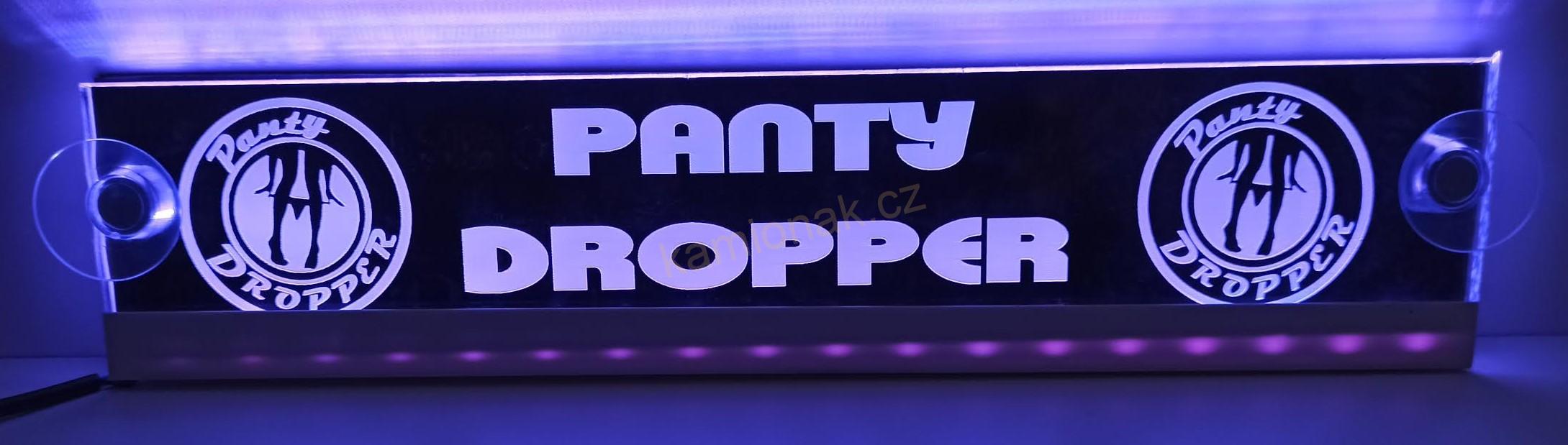 Cedulka LED/RGB ZAPALOVAČ - PANTY DROPPER