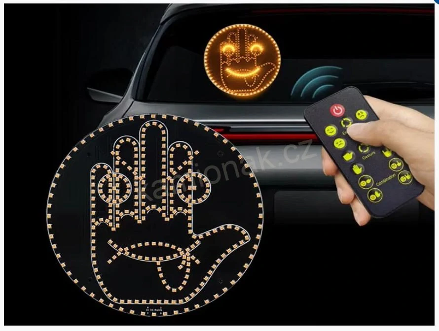 LED zobrazování gest 