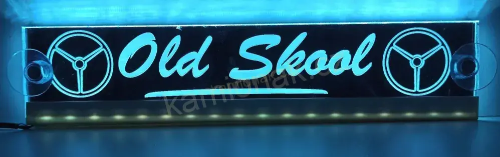 Cedulka LED/RGB - OLD SKOOL