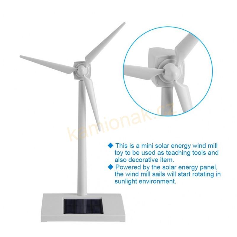 Solární větrná elektrárna malá - 28cm