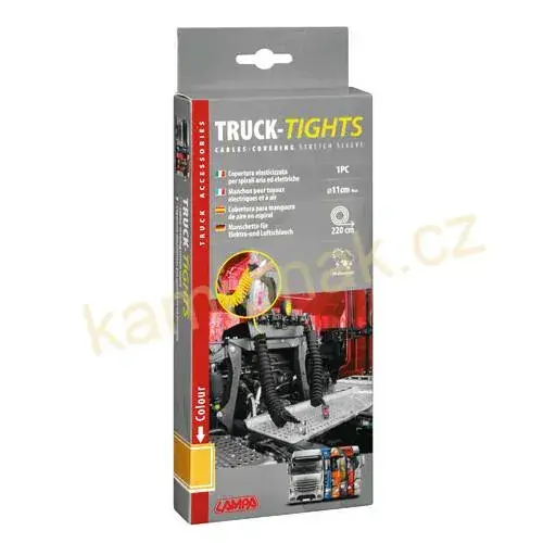 Návlek na spirálové kabely a hadice - ŽLUTÝ