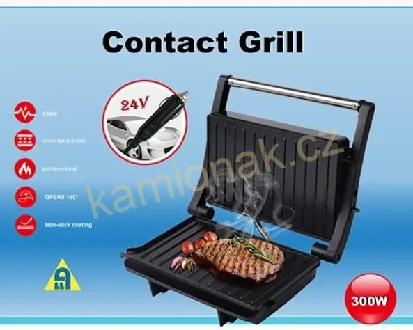 Gril kontaktní 24V/300W