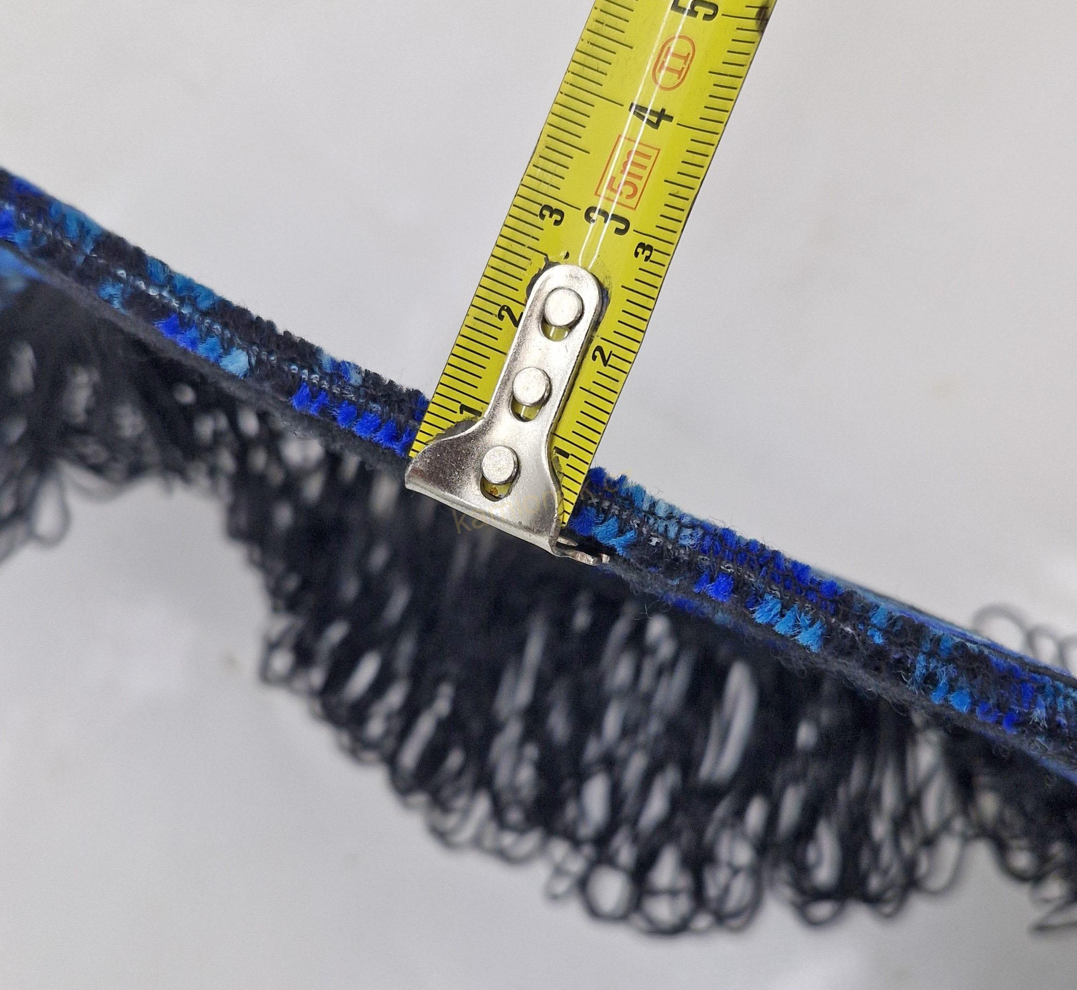 Bordura ORIGINÁL DÁNSKÁ PLYŠ ŽLUTÁ + ČERNÁ