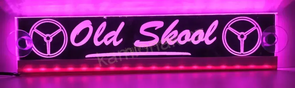 Cedulka LED/RGB - OLD SKOOL
