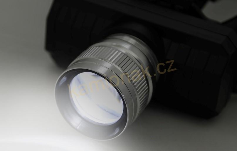 Čelovka SCORPION 90lm XPE ZOOM - nabíjecí