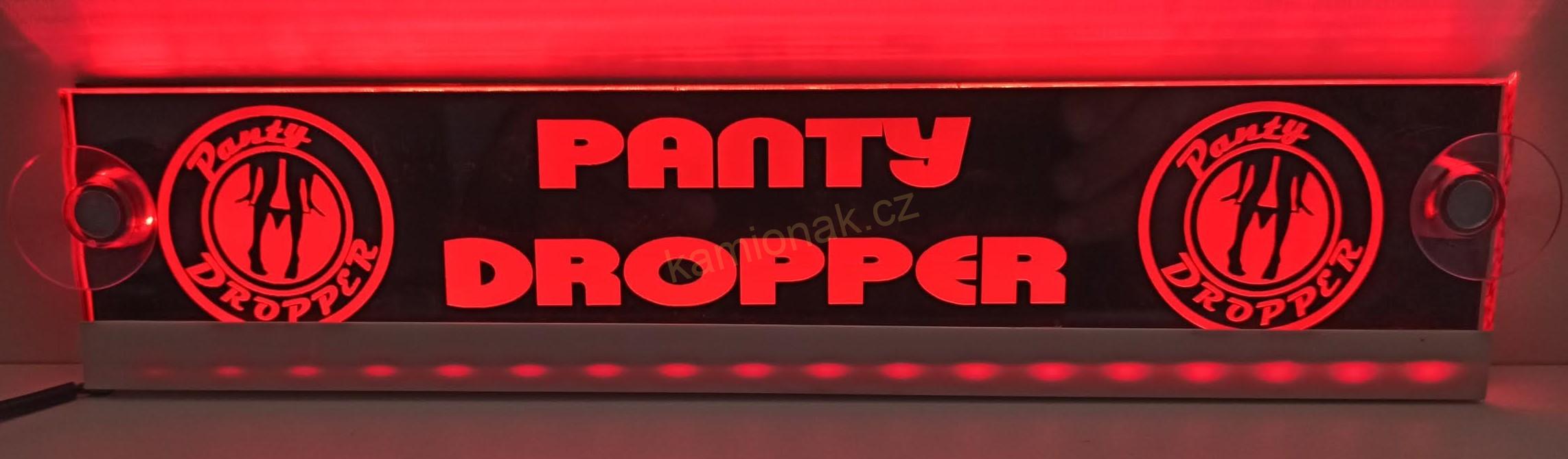 Cedulka LED/RGB ZAPALOVAČ - PANTY DROPPER