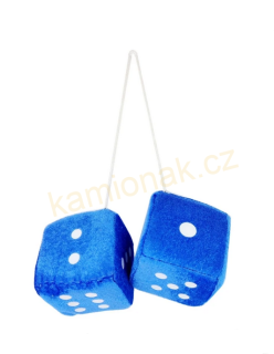 Kostky 7x7x7cm - SVĚTLE MODRÉ
