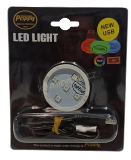 ORIGINÁLNÍ osvětlení Poppy 7 barev - USB