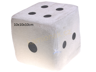 Kostka s přísavkou 10x10 bílá