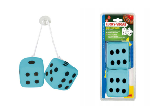 Kostky světle modré VEGAS