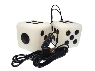 Světelné LED RGB kostky 12LED - USB