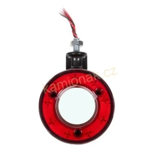 Světlo LOLLIPOP 12/24V červeno/bílé