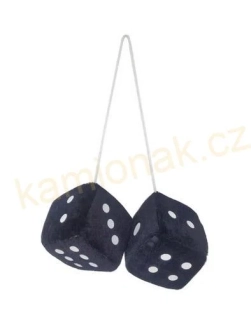 Kostky 7x7x7cm - ČERNÉ