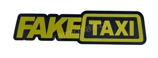 Samolepka - FAKE TAXI 15cm