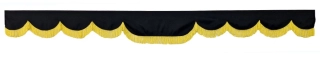 Bordura typ "A" -  ČERNO/ŽLUTÉ ŠŇŮRKY