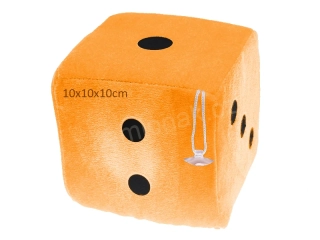 Kostka s přísavkou 10x10 ORANŽOVÁ