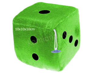 Kostka s přísavkou 10x10 ZELENÁ