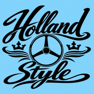 Samolepka HOLLAND STYLE - černá