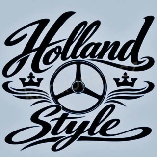 Samolepka HOLLAND STYLE - černá