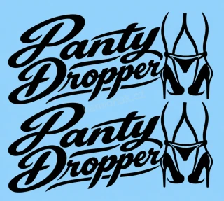 Samolepka PANTY DROPPER - černá